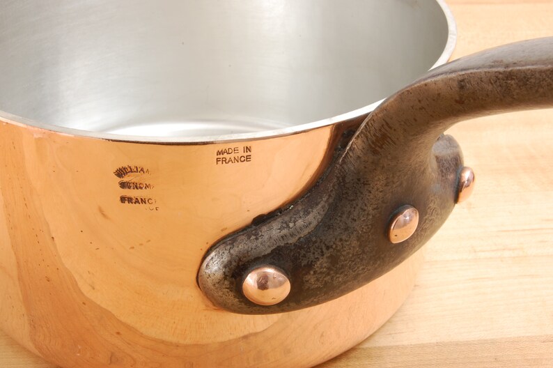 2.8mm French Saucepan With Lid. Likely Mauviel for Williams Etsy