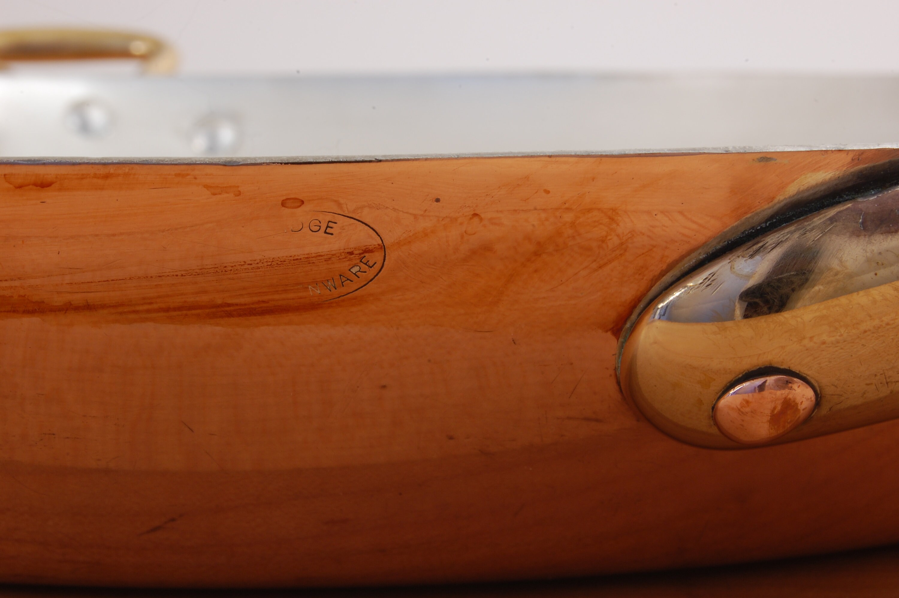 18 BRIDGE Kitchenware 8lb 8oz vintage Au Gratin Pan New Tin. This is