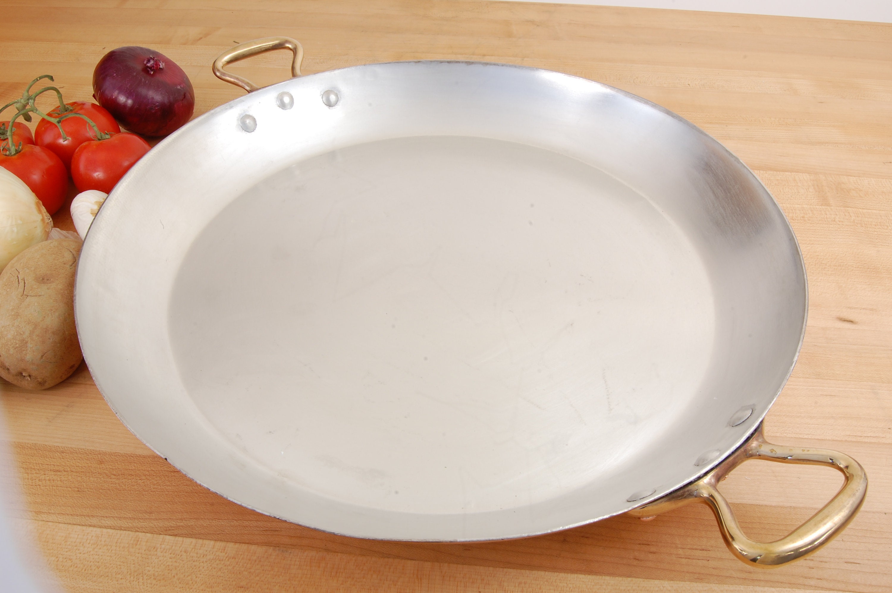 18 BRIDGE Kitchenware 8lb 8oz Vintage Au Gratin Pan New Tin. This is