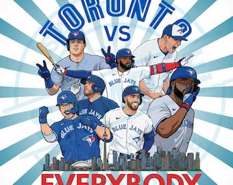 Toronto Vs Everybody PNG Clipart Instant Download Sublimation, Stickers
