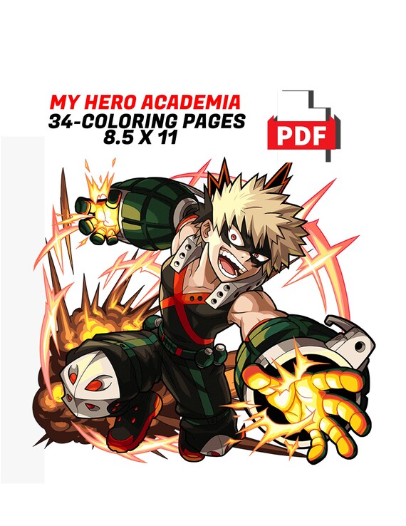 94 Anime Coloring Pages My Hero Academia  Best HD