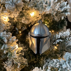 Ozdoba świąteczna Mandalorian Helmet, plik STL do druku 3D