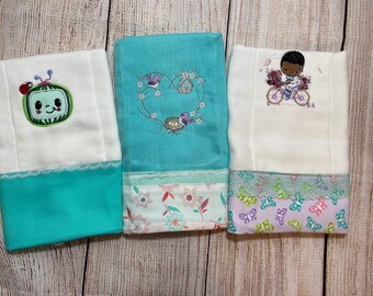 Baby burp / Baby cloth / Ideal for newborn gifts.
