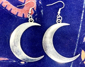 Moon Earrings, celestial earrings, astronomy earrings
