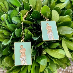 Venus De Milo earrings, artwork earrings, famous art earrings