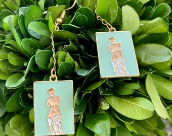 Venus De Milo earrings, artwork earrings, famous art earrings
