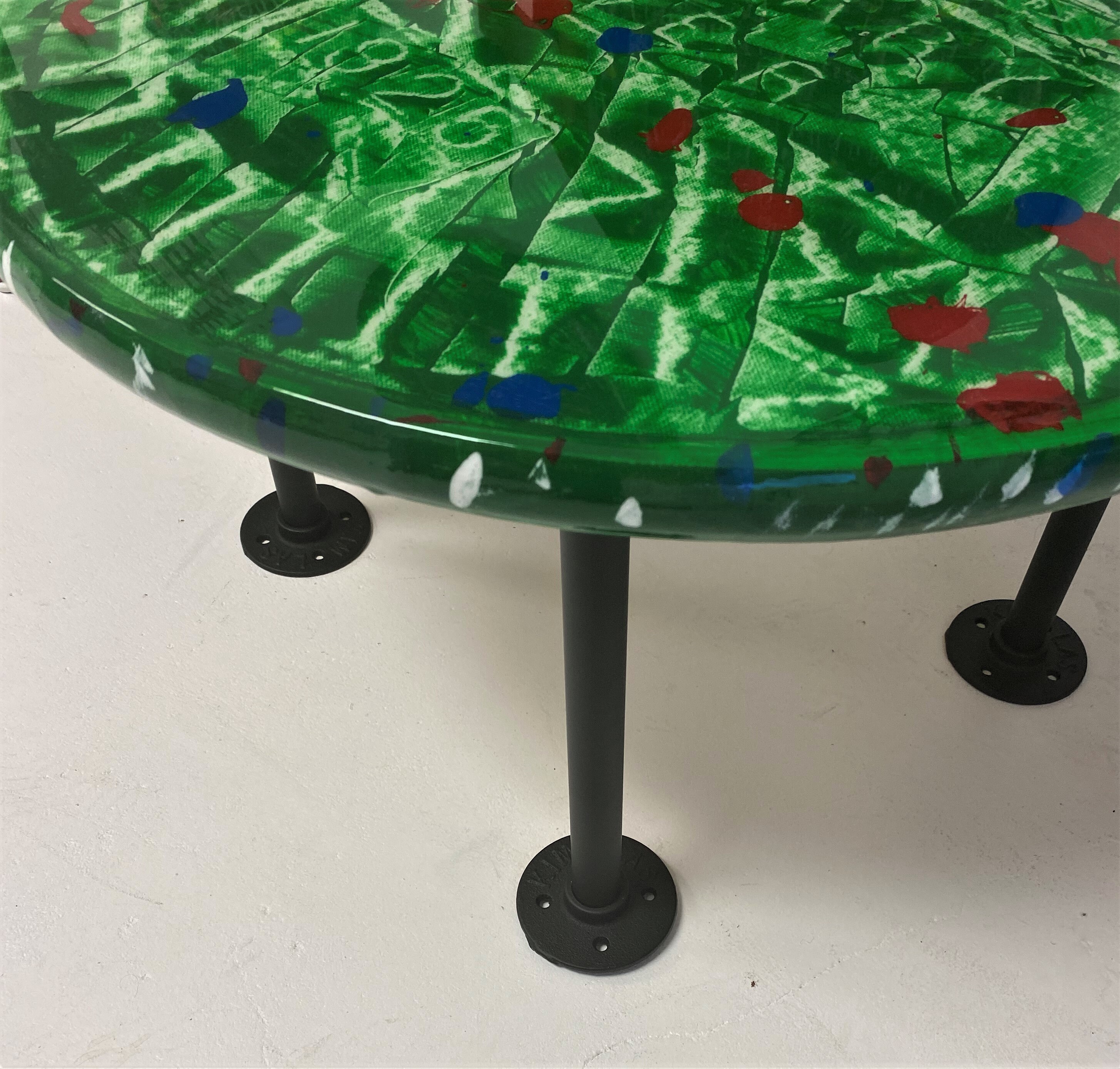 Manhole Cover Coffee Table is a Funky Original Contemporary Etsy