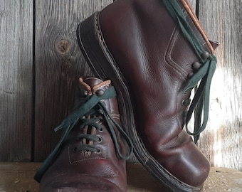 Rare! Antique leather shoes/work shoes/men's shoes/boots from the 1930s/1940s