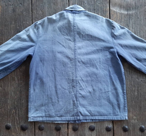 old German 60s blue work jacket*work jacket, colour-f… - Gem