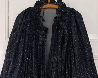 RARE! antique farmer&#39;s hock coat*antique traditional costume cape*antique traditional costume coat