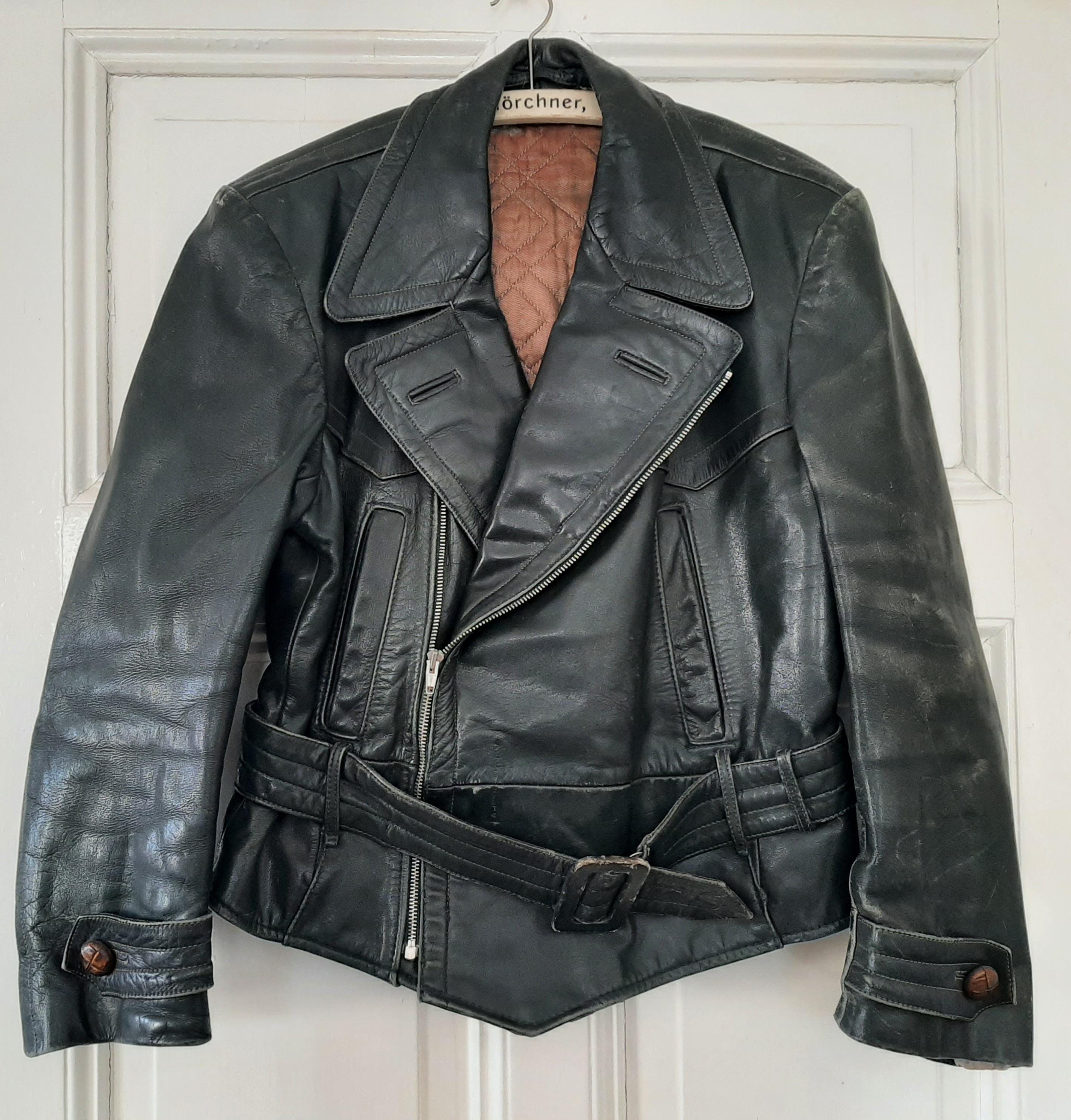 German Leather Jacket - Etsy
