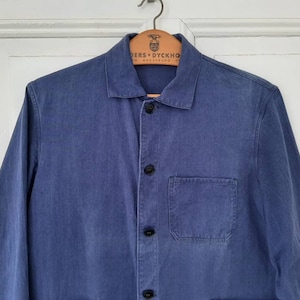old & used 50s / 60s*ワークジャケット*ワークジャケット*ビンテージワークジャケット*衣類...美しい藍色*ピュアコットン