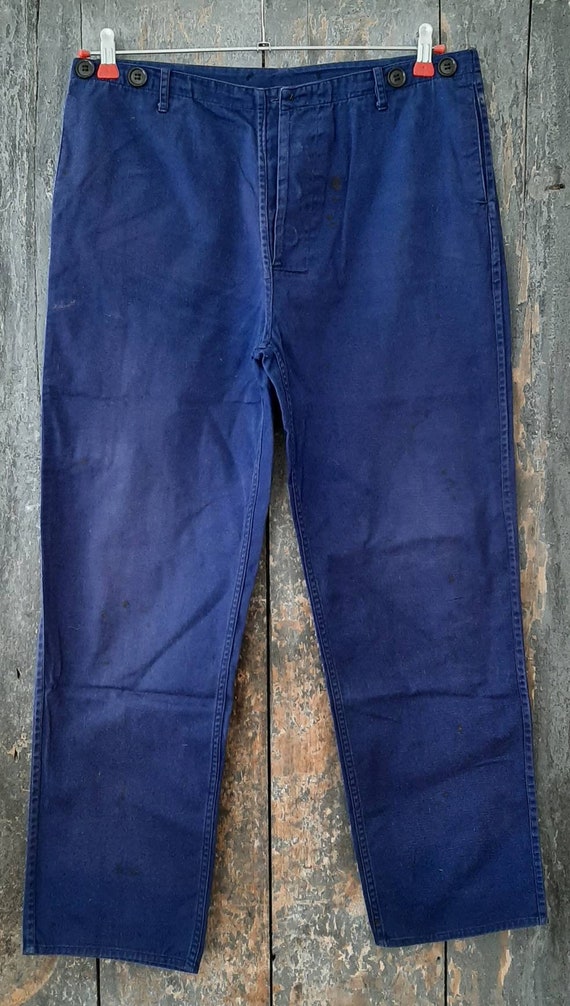 antique & used work trousers*worker trousers*indu… - image 3