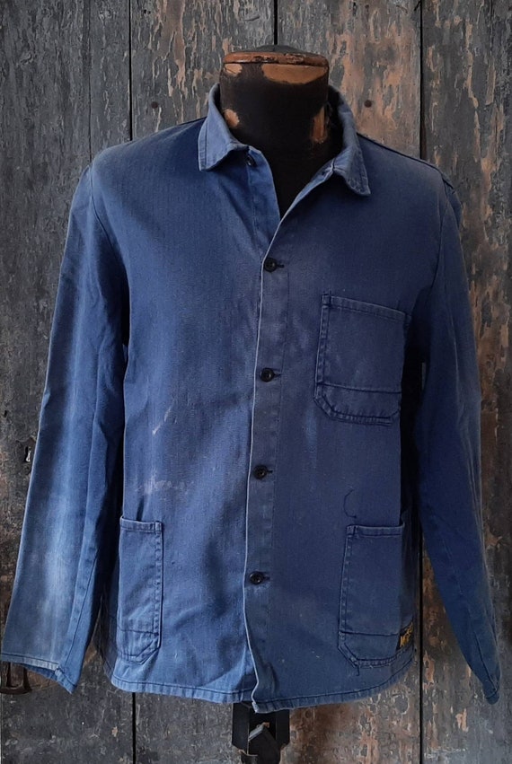 ~1910s French インディゴリネン ワーク/メカニック トラウザーズ 1910s French Indigo Linen Work/Mechanic Trousers | 'bout