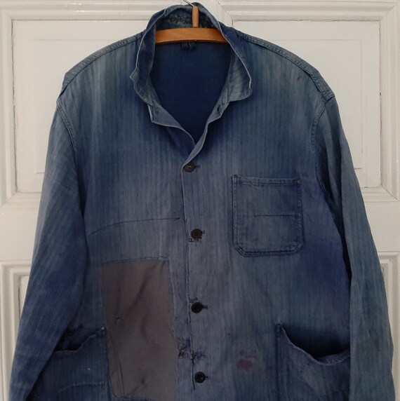 RARE! antique work jacket*men's jacket*men's jack… - image 2