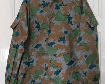 Vintage - 70s East German Army Track Jacket - Sun Faded NVA