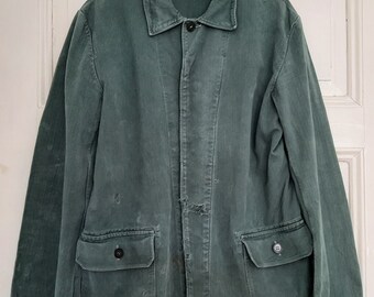 RARE! antique HBT jacket*work jacket... herringbone woven