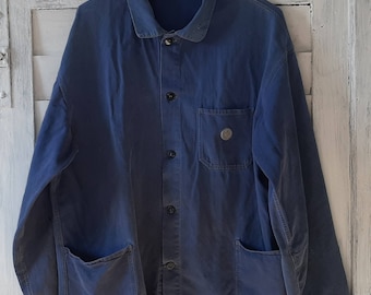 alte 40/50iger Jahre Arbeitsjacke*Arbeitsjacket ... marineblaue Farbe*Baumwolle
