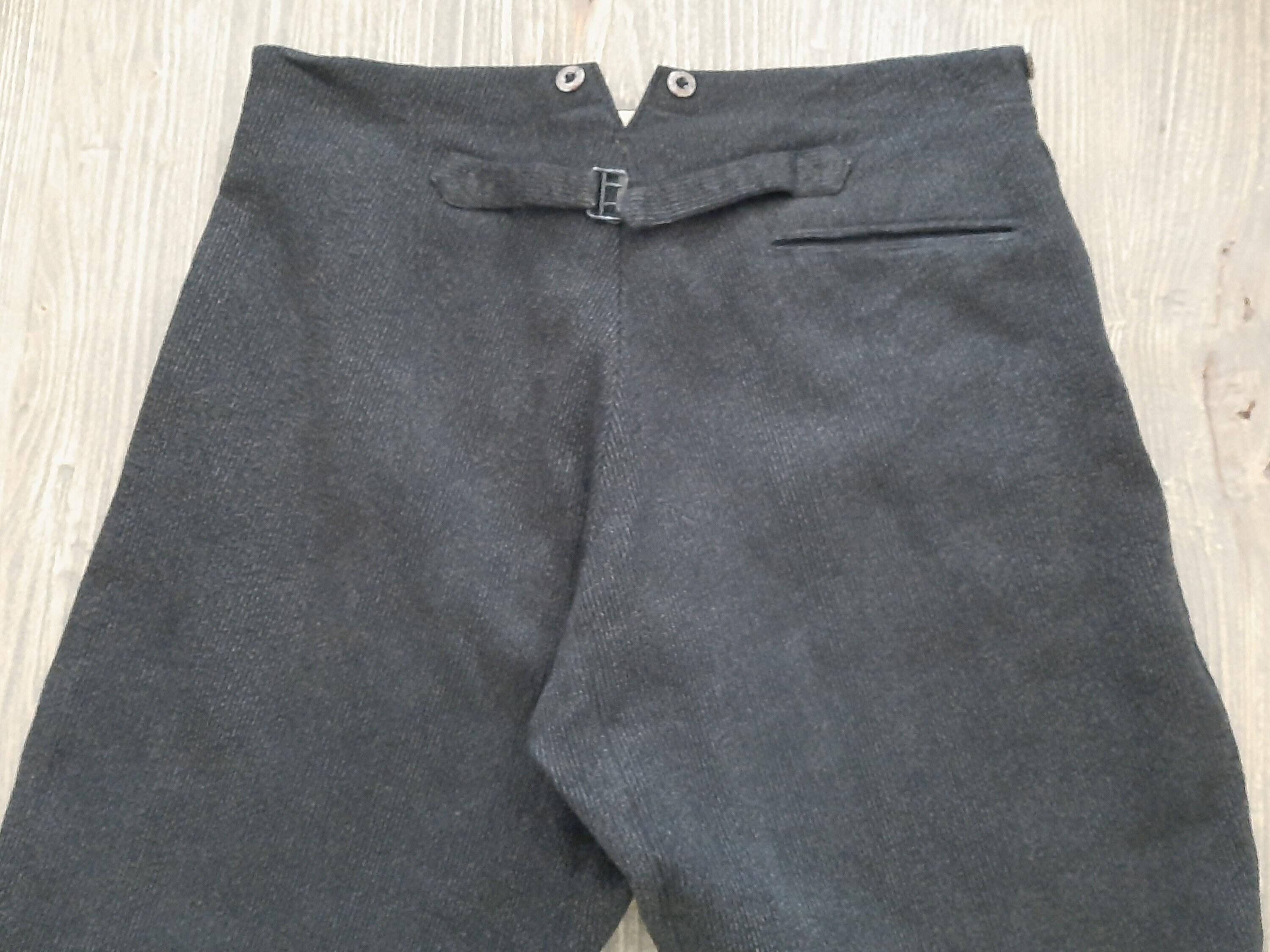 パンツ 1940s FRENCH VINTAGE PIQUE JODHPURS Vintage Riding pants Stirrups French breeches Equestrian