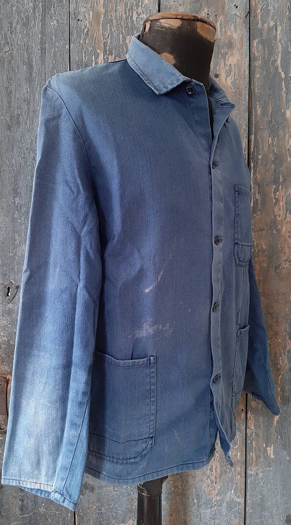 RARE! old WORKER 50s/60s*Work jacket*Vintage work… - image 4