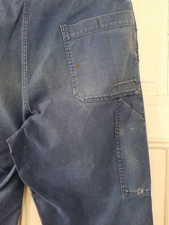 Old German WORK PANTS worker Trousers industrial Work Gem old-german-work-pants-worker-trousers-industrial-work-gem