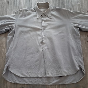 RARE! Antique 1930s/1940s MEN&#39;S SHIRT*Summer Shirt*Work Shirt*Spearhead Collar Shirt*Men&#39;s Shirt