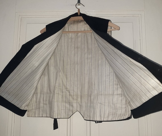 antique black SUIT*FROCK COAT:coat+waistcoat+trou… - image 7