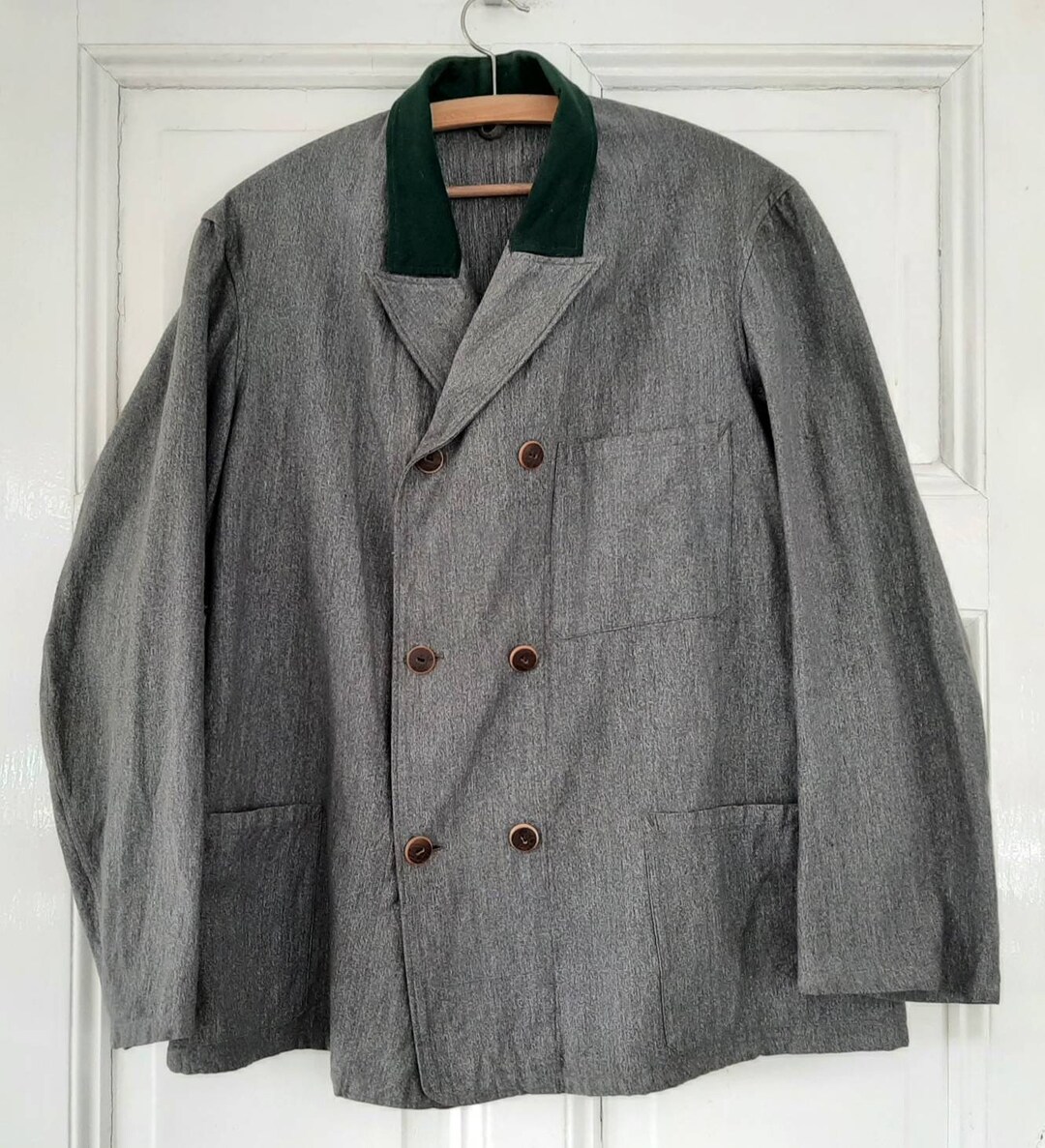 RARE Antique HUNTING JACKET Pepper & Salttraditional Jacketsummer