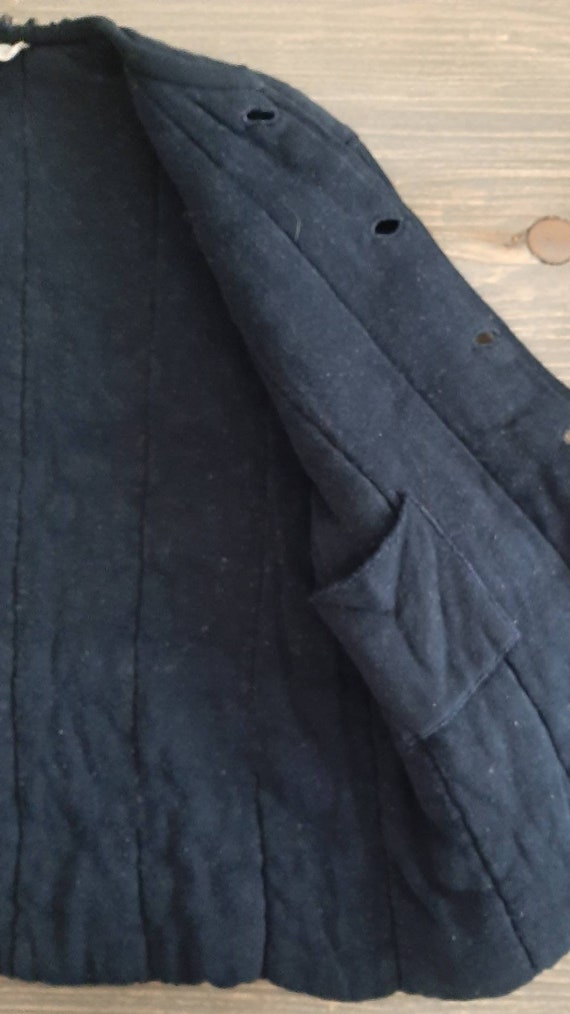 RARE ! antique dark blue "ALROWA" JACKET*cardigan… - image 6