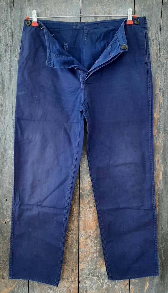 antique & used work trousers*worker trousers*indu… - image 2