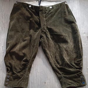 Vintage French Corduroy Trousers 1940s - Etsy