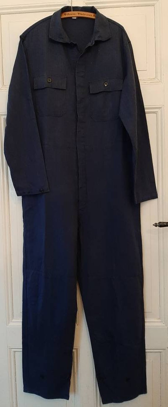 .RAR! antique work overalls 1950/60s*boiler suit*… - image 2