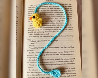 Bookmark Little Duck with Waterdrop