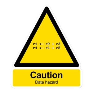 Data Hazard Caution Sign Vinyl Sticker - Etsy
