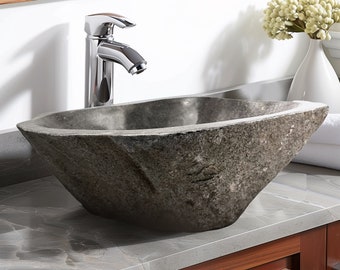 River Stone Bathroom Sink [Medium]