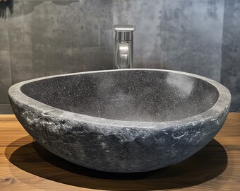 River Stone Bathroom Sink [Medium]