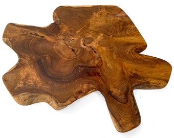 Charcuterie Board Indonesian Teak Root Grade A