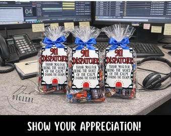 911 Dispatcher Appreciation Gift: printable (PDF)