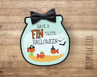 Halloween Tag: FIN-tastic Party Favor (PDF)