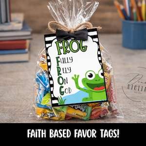 Fully Rely on God favor tag: printable (PDF)