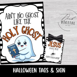Holy Ghost sign & tags: printable (Digital Download)