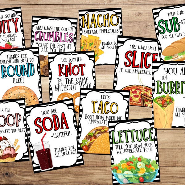 Teacher Appreciation Snack Bar Etsy