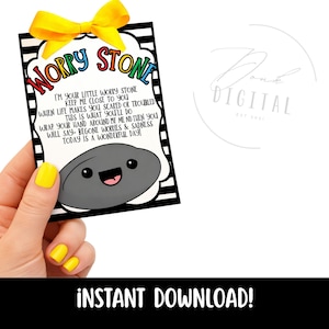 Worry Stone Gift: Printable (PDF)