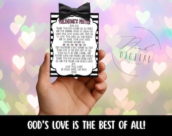 Valentine's Day Prayer Card: Printable (PDF)
