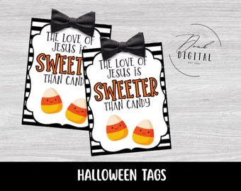 Christian Halloween Tags: printable (PDF)