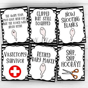 Paquete de atención de vasectomía- Humor de vasectomía- Descarga digital- Regalo de vasectomía- Kit de supervivencia