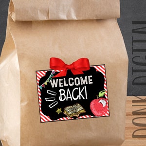 Welcome Back Tag - Student Gift - Back to School Tag - School Tags - Printable Tag - Student Gift