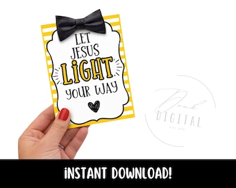 Christian Favor tags: printable (PDF)