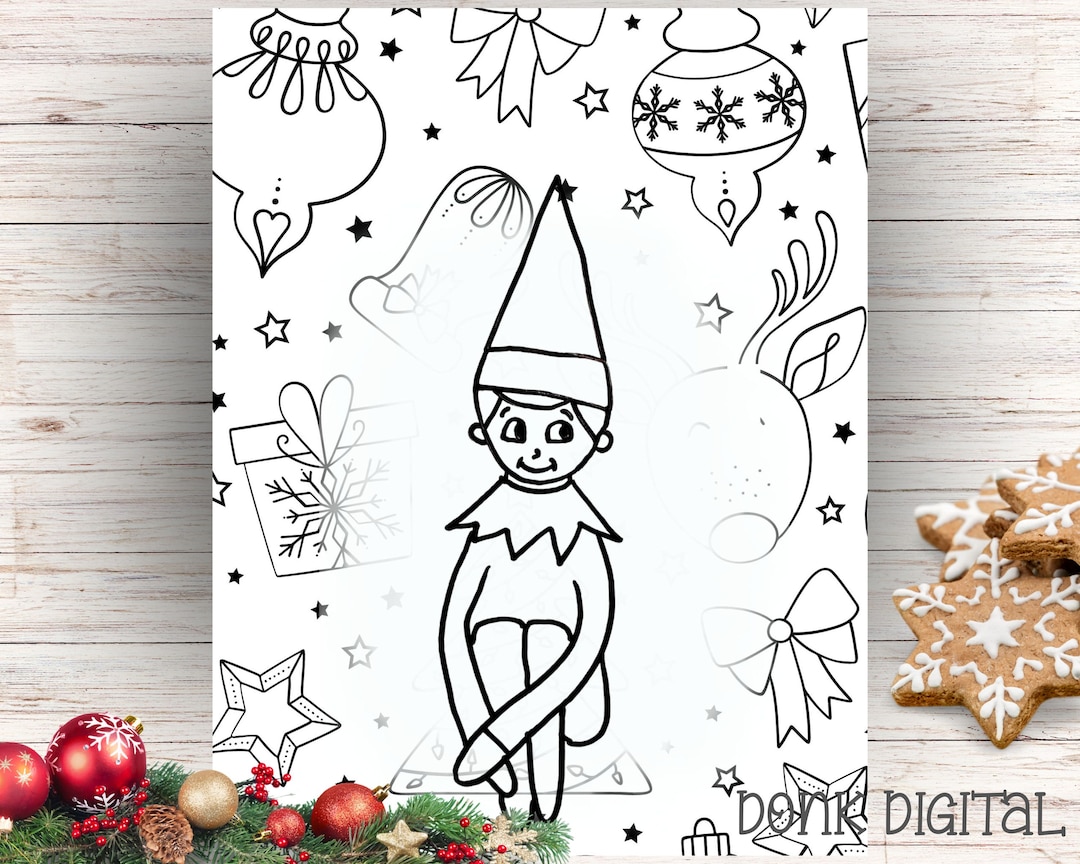 Elf Arrival Printable Elf Games Elf Props Christmas