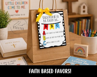Salvation ABC Printable: Sunday School Tags (PDF)
